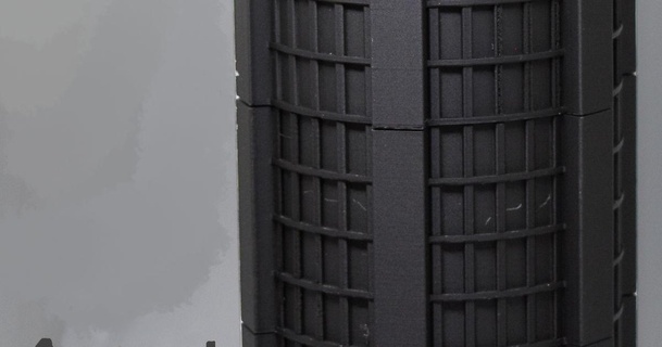 6mm scale skyscraper - viceroy tower battletech compatible jim sog download free stl model printablescom 3d models toys & games board building buildings modern 3d print model - Mito3D