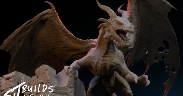 dunkin continuar estatua sjbuilds descargar gratis stl modelo imprimiblescom 3d modelos juguetes juegos acción cifras estatuas criatura dragones fantasía 3d print model - Mito3D