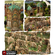 add-on elves - printable scenery 3d print model - Mito3D
