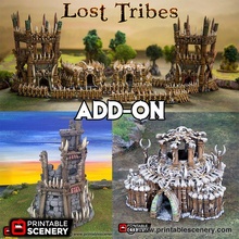 add-on lost tribes - printable scenery 3d print model - Mito3D