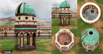 arcane dome - printable scenery 3d print model - Mito3D
