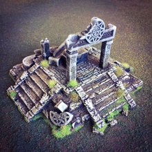 aztec ruins airplane Scenary can printed ruined non-ruined structures complete model fit 160mm x print bed we have included quarter sections smaller printers you columns sure switch raft so column not fall over printing 3d print model - Mito3D