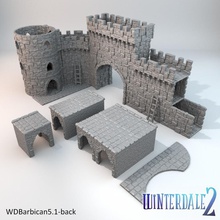 barbican airplane Scenary multi part model designed compatible 2 50mm building system also work gate hoarding huge file pack contains bridge sections cobblestones road section 378mb winterdale buildings glued placed together 3d print model - Mito3D