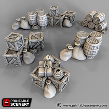 cargo piles airplane Scenary use these five handy create scatter terrain such objectives cover 3d print model - Mito3D