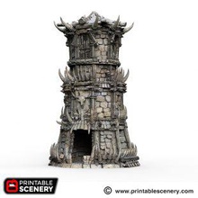castle secret door airplane Scenary part rampage system can used any other openlock product 3d print model - Mito3D