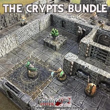 crypts bundle airplane Scenary includes rampage crypt walls floors risers mid-s trp-crypt you can see our other bundles here limited time offer 3d print model - Mito3D