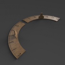 curved rulers airplane Scenary pack contains three fit any wargame configurable into 6 12 curves they set 180 90 45 225 degrees shown 3d print model - Mito3D