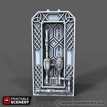 dwarven relic wall airplane Scenary single piece tile compatible all other openlock products culture well known its melding age-old secrets runes comparatively modern development steam-powered technology union best both those aspects civilization 3d print model - Mito3D
