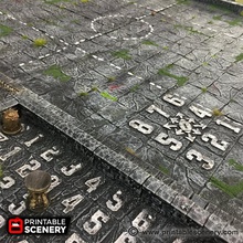 fantasy football pitch airplane Scenary foorball uses reconfigured openlock tiles create complete dungeon style print off compatible other sets you need scale up ratio 1 1378 files set 35mm but can rescaled before printing 3d print model - Mito3D