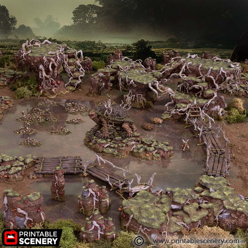 gloaming swamps late pledge 3D print model - Mito3D