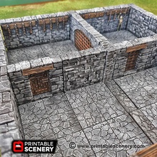 guardhouse walls - printable scenery airplane Scenary pack tiles clipped together clorehaven city building designed schist rustic stone floors set compatible openlock products build pictured require pieces sets including wood stairs tudor hanging signs roofs assemble buildings download assembly guides rampage base free latest version clip small piece filament wire hinge pin attach door doorway 3d print model - Mito3D