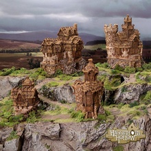 hagglethorn hollow - town late pledge printable scenery 3d print model - Mito3D