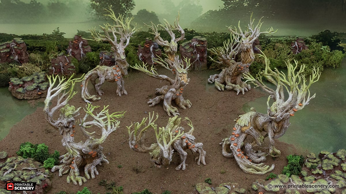 heartwood tree creatures stl 3D print model - Mito3D