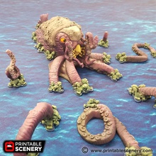 kraken airplane Scenary contains head multiple tentacles they can arranged variety configurations make mighty enough sink tall ship you need scale up x2 200 3d print model - Mito3D