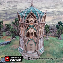 library ithillia - printable scenery airplane Scenary fantasy styled building can used role playing table top war games setting featuring hinged doors multilevel removable roofs floors has plenty room allows excellent miniature placement prints without supports separate levels there no-shelves version first floor small printer versions 3d print model - Mito3D