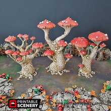 magic mushrooms - printable scenery airplane Scenary tree set includes 4 trees providing cover objectives tabletop skirmish role-playing games scaled easily provide variety size build plates pack goblin grotto cavern tile designed style mushroom clusters pictured included shroom range walls tunnels floors blooming lanterns lantern mesmerising morels 3d print model - Mito3D