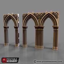nave archway airplane Scenary archways two model pack single double arch can used section off parts interior cathedral without need ceiling-high walls keeping much existing architecture display they also bring flash something new form roman-style columns 3d print model - Mito3D