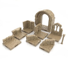 openlock römischen Ruinen Flugzeug Bühnenbild Umwandlung von ermöglichen, die Sie machen clip zusammen-Teile, mit openlock-system 3d print model - Mito3D