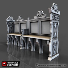 pew airplane Scenary cathedral single piece model pews themselves slightly thinner than their real-world counterparts allows models placed between them while also allowing you print hall full themed seating round out feel 3d print model - Mito3D