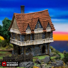 port house airplane Scenary ideal either fantasy historical settings extra flexibility has been designed compatible ruined so parts can switched out mid-game visually represent damage print without supports three large sections there option smaller printers 3d print model - Mito3D