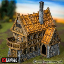port merchant airplane Scenary ideal building use either fantasy historical settings print without supports three large sections there option smaller parts printers 3d print model - Mito3D