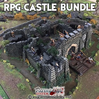 rampage castle bundle rampage castle bundle  3d print model - Mito3D