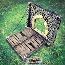 rampage drawbridge airplane Scenary designed go castle but compatible our other openlock products download base pack free get latest version clip 3d print model - Mito3D