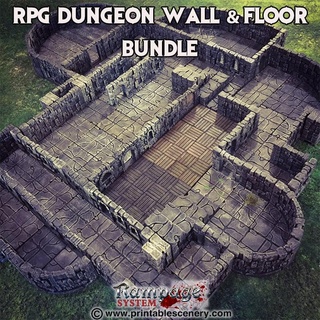 rampage dungeon wall floor bundle 3d print model - Mito3D