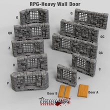 rampage heavy wall door airplane Scenary designed used either fixed grating clip into frame once removed also act support printing please increase your fill density least 20 added strength c d components 3d print model - Mito3D