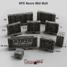 rampage necro Mitte der Wand ein Flugzeug Bühnenbild Wände pack enthält Höhe Themen-Wände gestaltete Arbeit Boden andere wall packs 3d print model - Mito3D