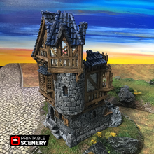 ruined governor's mansion airplane Scenary medieval styled building can used fantasy historical setting ideal skirmish has easy access through broken walls mini placement great areas combat cover extra flexibility been designed compatible so parts switched out mid-game visually represent damage print three without supports there option smaller printers 3d print model - Mito3D