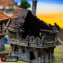ruined port house airplane Scenary sections compatible existing so you can swap them during game building prints without supports three large there option smaller parts printers 3d print model - Mito3D