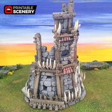 ruined tribal fort airplane Scenary medieval styled building can used fantasy setting ideal skirmish has easy access through broken walls mini placement great areas combat cover extra flexibility been designed compatible so parts switched out mid-game visually represent damage print three without supports there option smaller printers 3d print model - Mito3D