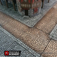 streets foundations - printable scenery airplane Scenary 3d printed manor inn dungeons dragons great modular dungeon tile set building taverns mansions trollskull & 3d print model - Mito3D