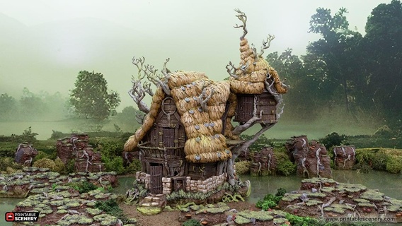 swamp wizards hut stl file swamp wizards hut stl file  3d print model - Mito3D