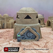 watch tower - printable scenery airplane Scenary 3d science fiction building sci-fi tabletop skirmish wargaming star wars legion 3d print model - Mito3D