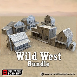 wild west bundle 3d print model - Mito3D