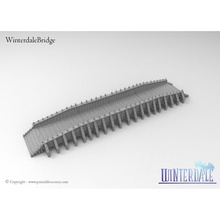 winterdale bridge airplane Scenary modular piece wargame terrain bridge's length entirely customizable allowing you make long short wish addition can re-scale bottom supports match chasm use ramps cross flat surface pre-openlock all components must glued together 3d print model - Mito3D