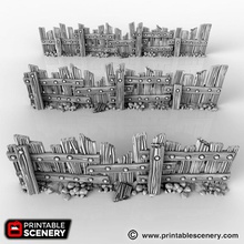 ye old fence airplane Scenary olde suits many tabletop game scenarios has slight fantasy styling while still lending itself historical setting 3d print model - Mito3D