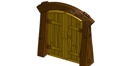 wood dungeon door - hinged open closed & slide prusaprinters wood dungeon door - hinged open closed & slide prusaprinters