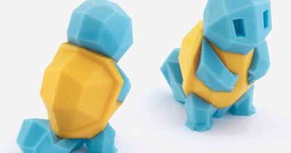 low-poly squirtle - multi dual extrusion version prusaprinters low-poly squirtle - multi dual extrusion version prusaprinters