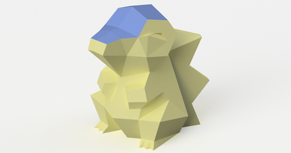 low-poly cyndaquil - dual extrusion version prusaprinters low-poly cyndaquil - dual extrusion version prusaprinters