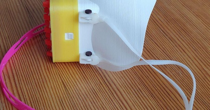 adjustable flexible strip modular face mask hawwran prusaprinters adjustable flexible strip modular face mask hawwran prusaprinters