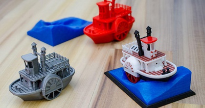 paddle-wheel steam boat display stand visual benchy prusaprinters paddle-wheel steam boat display stand visual benchy prusaprinters