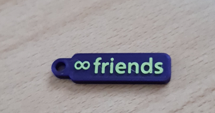 keychain infinti friends chris download free stl model printablescom friendship keychain