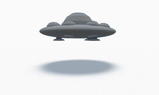 UFO fliegend Untertasse redpah 3d print model - Mito3D