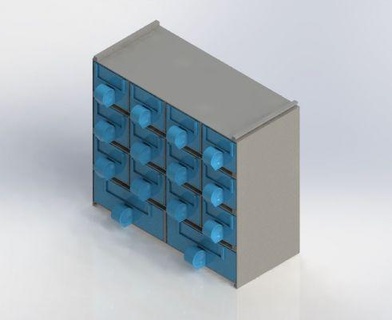 storage units draws redpah 3d print model - Mito3D