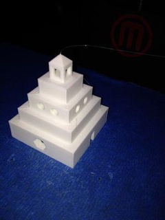 piramide rossa 3d print model - Mito3D