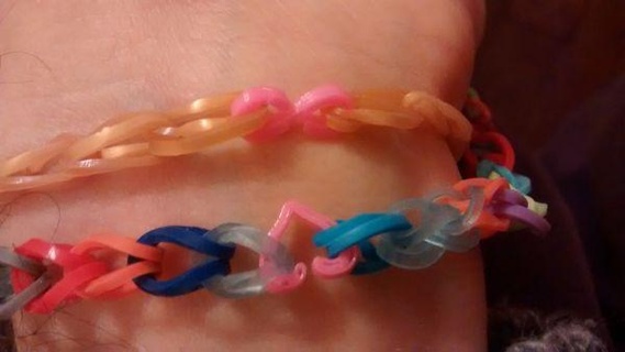 bracelet clasp - fermoir rainbow loom redpah 3d print model - Mito3D