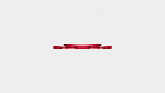 mandala sottobicchiere rossa 3d print model - Mito3D